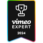 Vimeo Experts Badge Black small